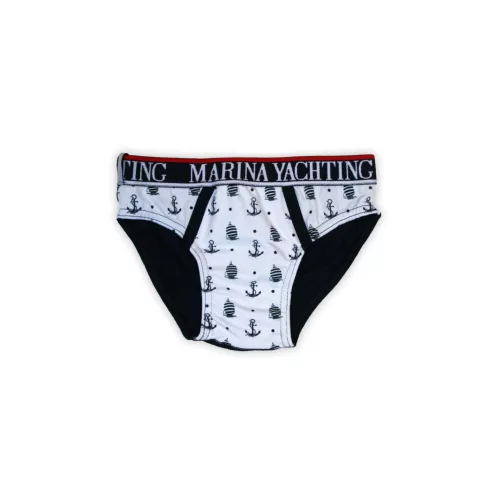 Boy underwear - Cotton jersey - printed - white - 104