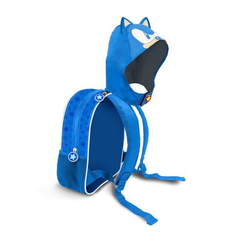 SONIC hooded backpack made of waterproof material - 26cm X 31cm X 11cm