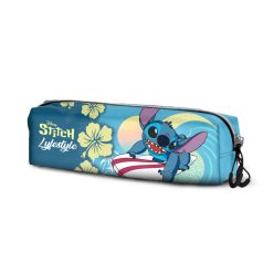 STITCH BLUE FABRIC PENCIL CASE - 22cm X 9cm X 7cm
