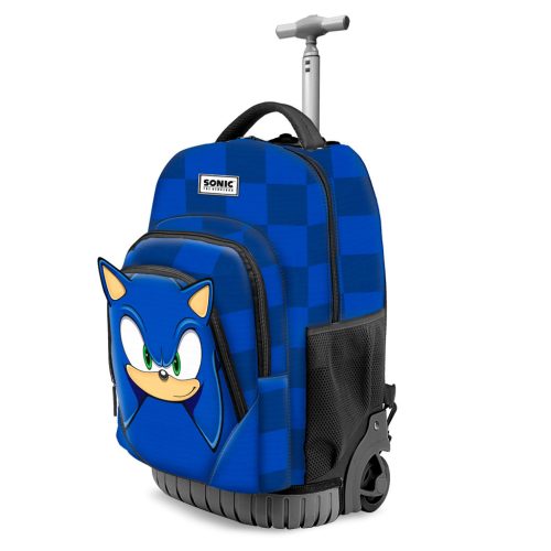 SONIC GTS ROLLING School Bag/Mini Suitcase - BLUE - 32cm X 47cm X 25cm