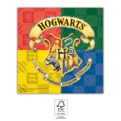   20pcs 2-ply paper napkin 33x33cm HARRY POTTER HOGWARTS HOUSES