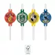 4pcs Paper Straw HARRY POTTER HOGWARTS HOUSES