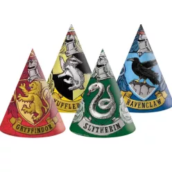 6pcs paper hat HARRY POTTER HOGWARTS HOUSES