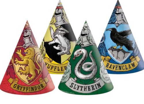 6pcs paper hat HARRY POTTER HOGWARTS HOUSES
