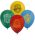 8 printed latex balloon HARRY POTTER HOGWARTS HOUSES