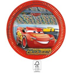 8pcs paper plate 23cm Cars
