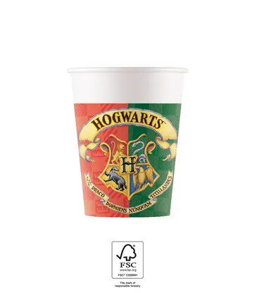 8pcs paper cup 200 ml HARRY POTTER