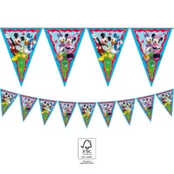 1 Paper Triangle flag banner MICKEY ROCK THE HOUSE