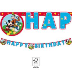 1 Happy Birthday sign MICKEY ROCK THE HOUSE