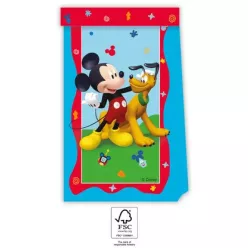 4 paper party bag MICKEY ROCK THE HOUSE