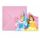 6 pcs Birthday invitation and envelope Disney Princesses