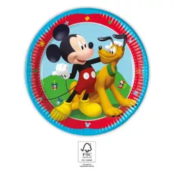 8 paper plate 20cm MICKEY ROCK THE HOUSE