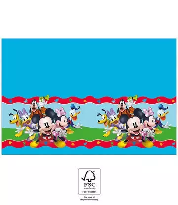 1 Paper Tablecloth 120x180cm MICKEY ROCK THE HOUSE
