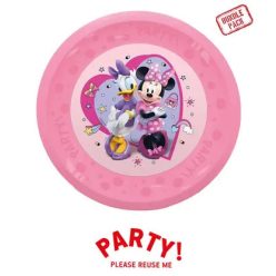 4pcs reusable party plate 21cm MINNIE JUNIOR DISNEY