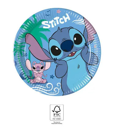 8 PCS PAPER PLATE 23CM SITCH & ANGEL