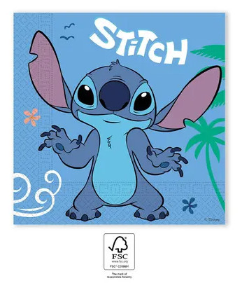 20 PCS 2 PLY PAPER NAPKIN 33x33cm FSC STITCH & ANGEL