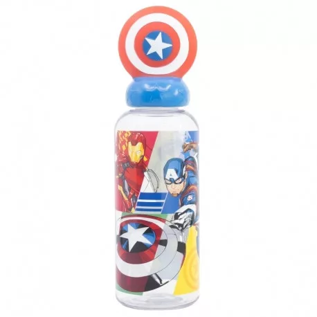 3D FIGURE BOTTLE 560 ML CAPTAIN AMERICA