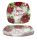 Mini flower plate pink 25*25