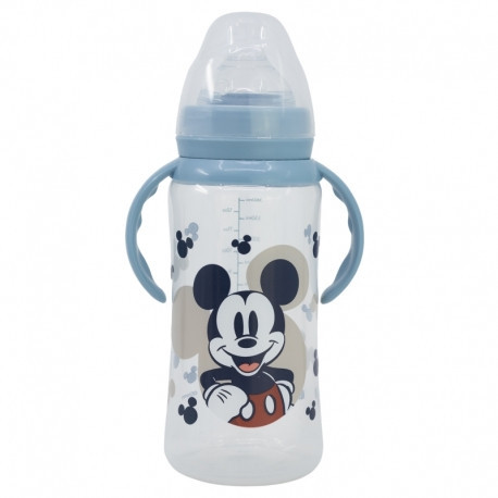 BABY BOTTLE 350 ML - SILICONE NIPPLE - MICKEY MOUSE