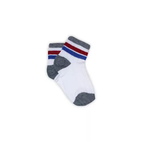 Girl's cotton ankle socks - ribbed - sparkly
