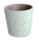 CEM.CAS.CIRCLE FLOWER POTGREEN14*12