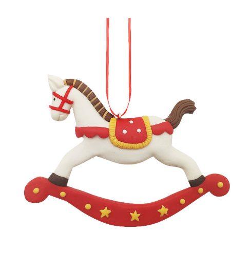 CLAY LD.ROCKING HORSE P/W12*8