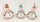 CLAY LD.SNOWMAN 3S 7*7*9