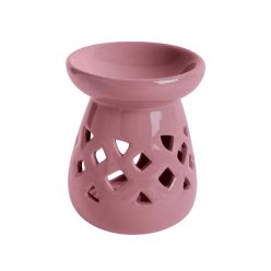 K.OLAJM.CANDLE TRANSPARENT MAUVE 11.5