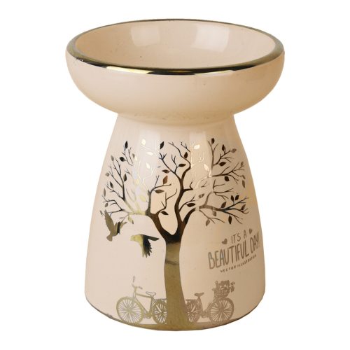 K.OLAJM.CANDLE DECOR WOOD CR.B11.5