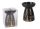 K.OLAJM.CANDLE DECOR WOOD BLACK 12