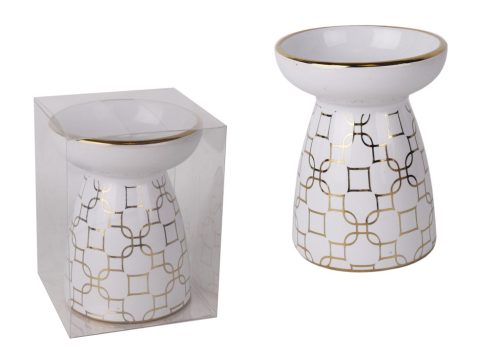 K.OLAJM.CANDLE DECOR WHITE 12
