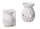 K.OLAJM.CANDLE TRANS. WHITE 12