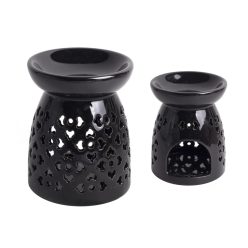 K.OLAJM.CURVED FLOWER BLACK 11.8