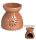 K.OLAJM.CURVED FLOWER BROWN 9.5
