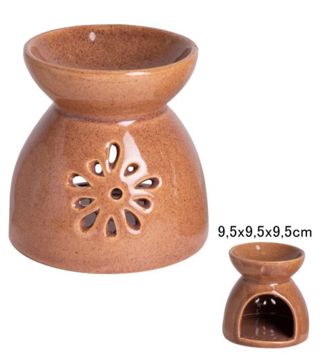 K.OLAJM.CURVED FLOWER BROWN 9.5