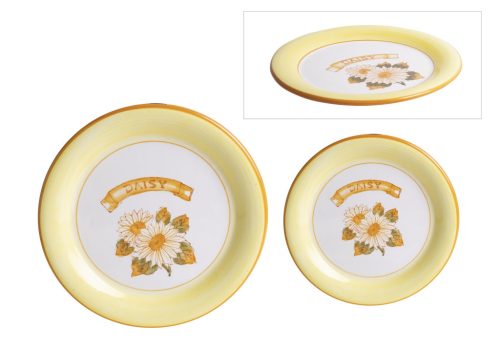 K.PLATE DAISY*2PC/19+27CM