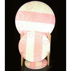 K.PLATE*3 RZS.HEART SET