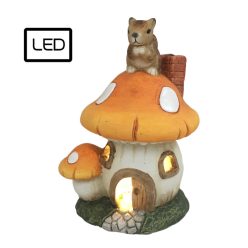 K.MUSHROOM HOUSE+SQUIRREL LED 16.2