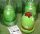 K.DECOR EGG GREEN+FLOWER 10CM