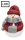 K.SNOWMAN HAT PINK+LED 15