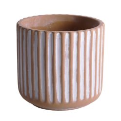 WET.BASKET.CIRCLE TERRACOTTA BORDER14*13