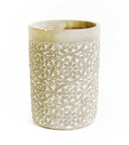 WET.VASE A.WHITE FLOWERED16*23