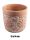 WET.BASKET.CIRCLE TERRACOTTA FLOWER15*14