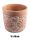 WET.BASKET.CIRCLE TERRACOTTA FLOWER17*16