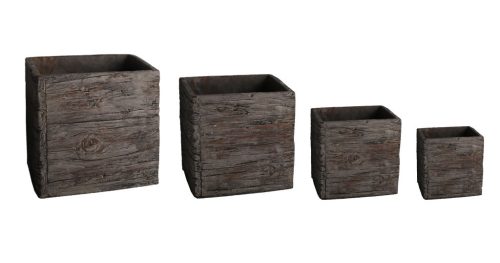B.KASPÓ *4 CUBE BROWN 18*18