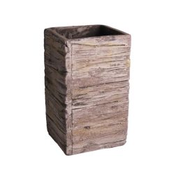 B.POT CUBE GREY 12*15