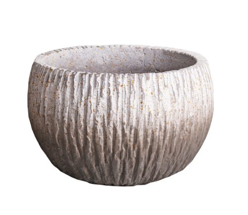 B.POT CIRCLE FLAT GRAY 19*7