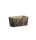 B.CAS.SQUARE TREE TRUNK B/RED 25*15