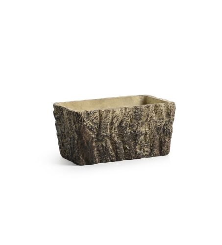 B.CAS.SQUARE TREE TRUNK B/RED 25*15