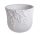 WET.BASKET.POT INDENTED WHITE 18*15